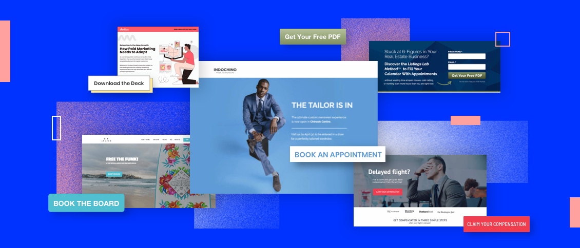 use call to action in website